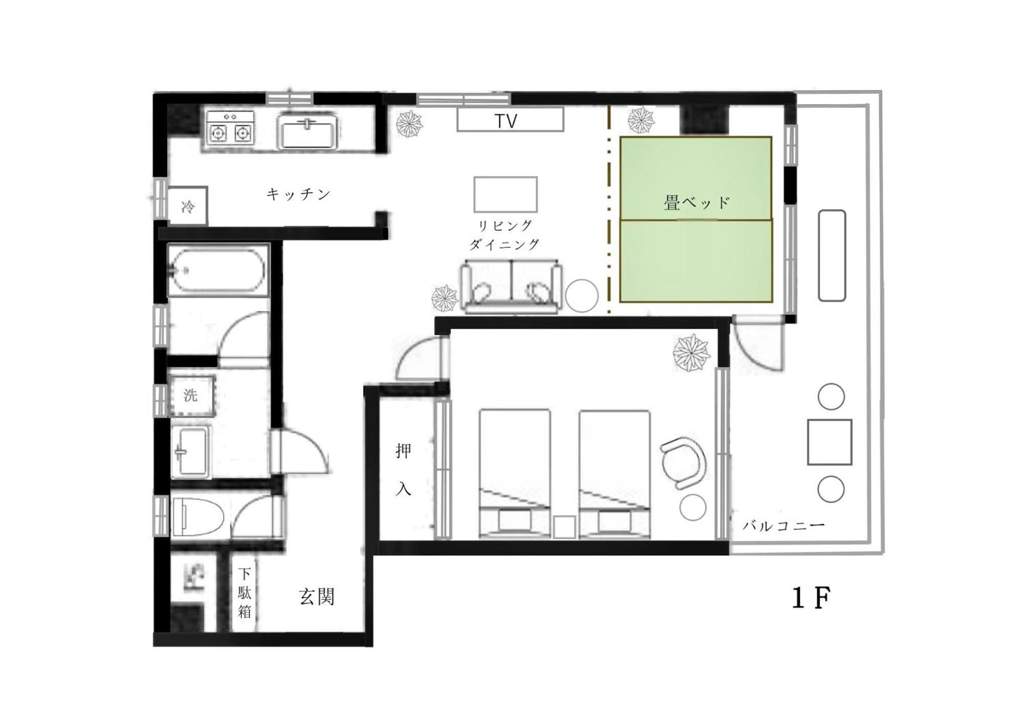 池袋新宿涩谷三地埼京线9分至16分直达 可住2人至10人 星の園 Habitación en casa particular *